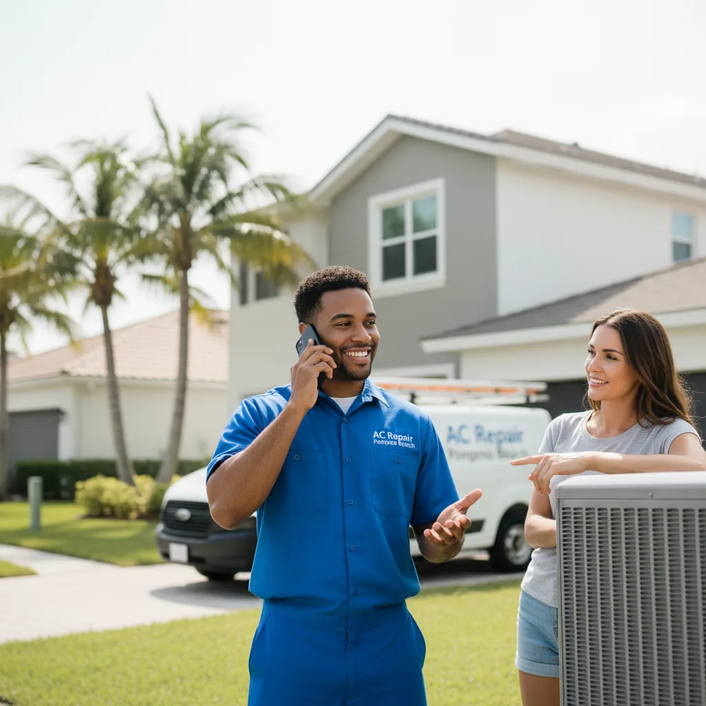 AC Repair Pompano Beach customer support in Joseph